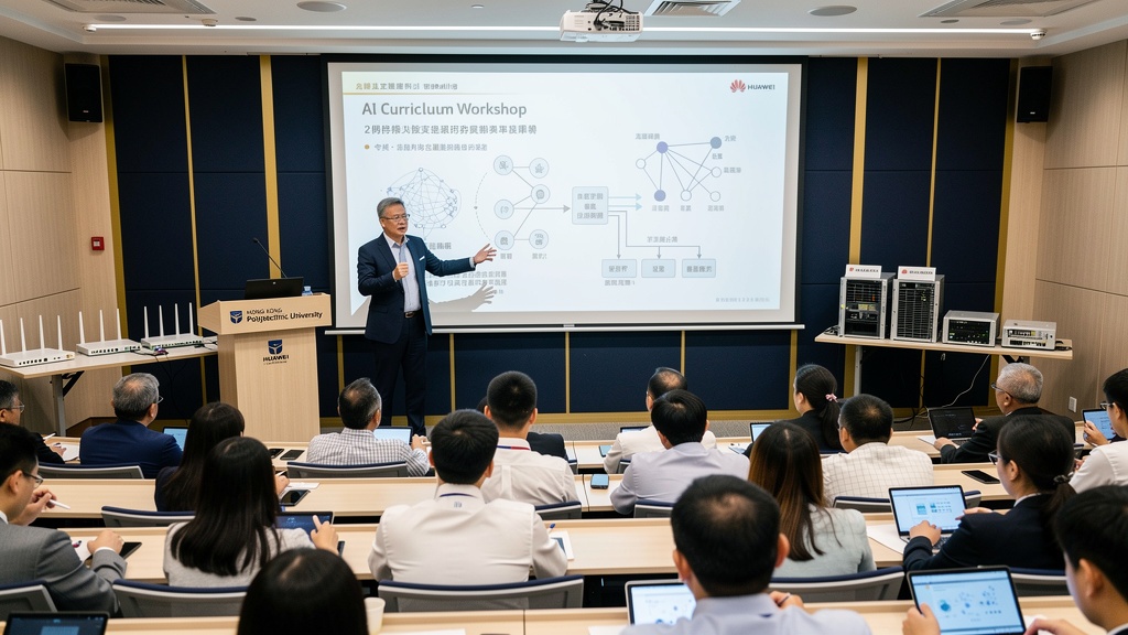 AI諮詢及培訓 — PolyU×華為聯合培訓場景